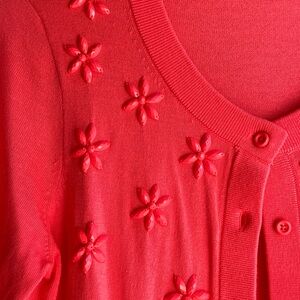 Pink Kate Spade pre worn long sleeve cardigan